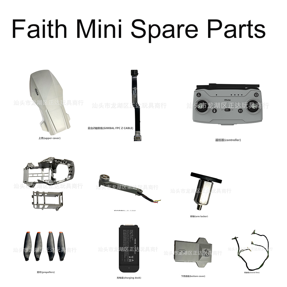 Rc Helicopter Coaxial - CFLY Faith-Mini RC Drone Peças De