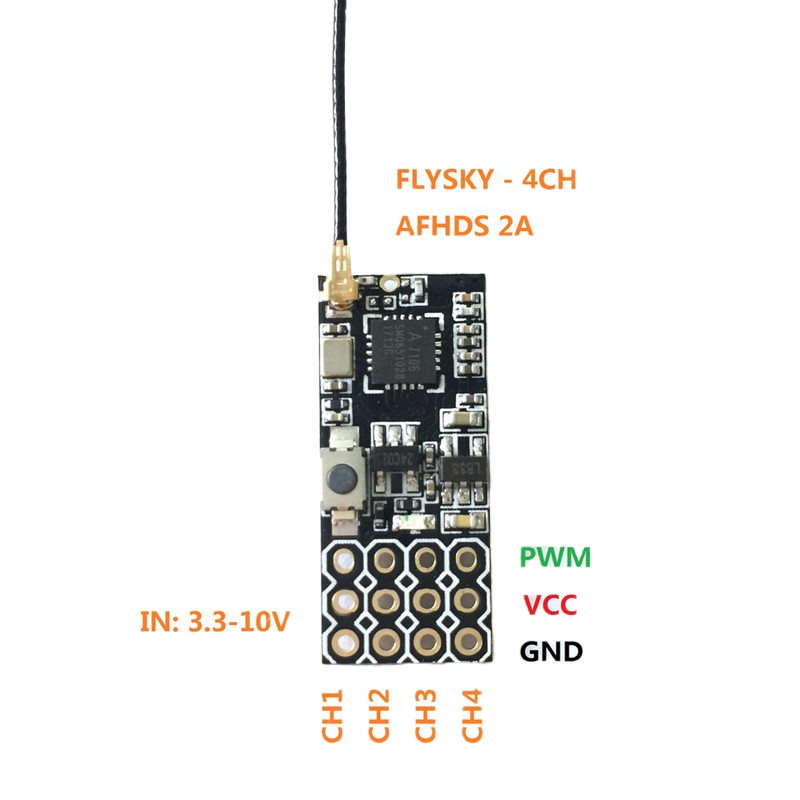 Receptor Mini Flysky FS2A 4CH  - Rc Helicopter Battery avaliação e preço