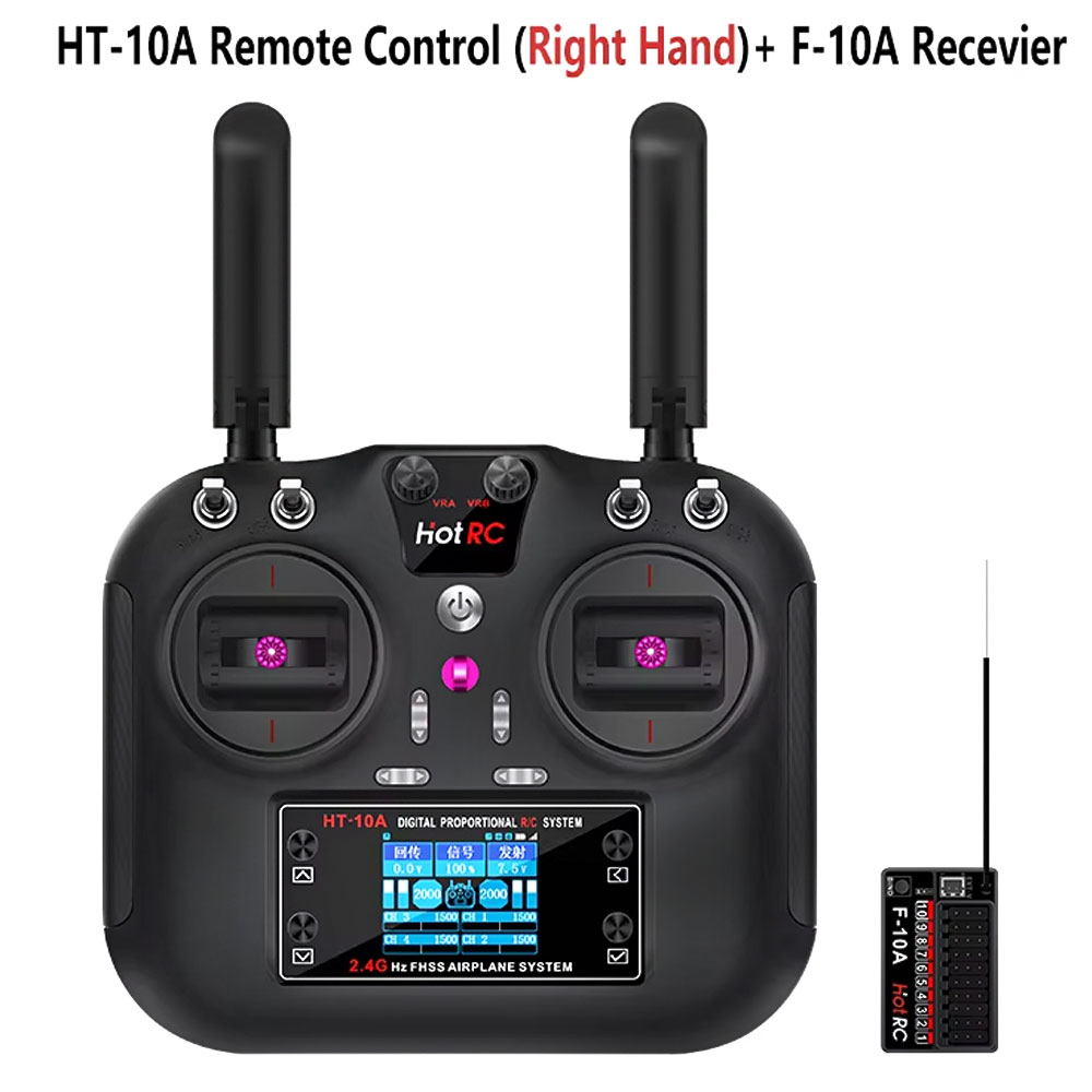 Transmissor Hotrc HT-10A 2.4G  - Rc Helicopter Battery avaliação e preço