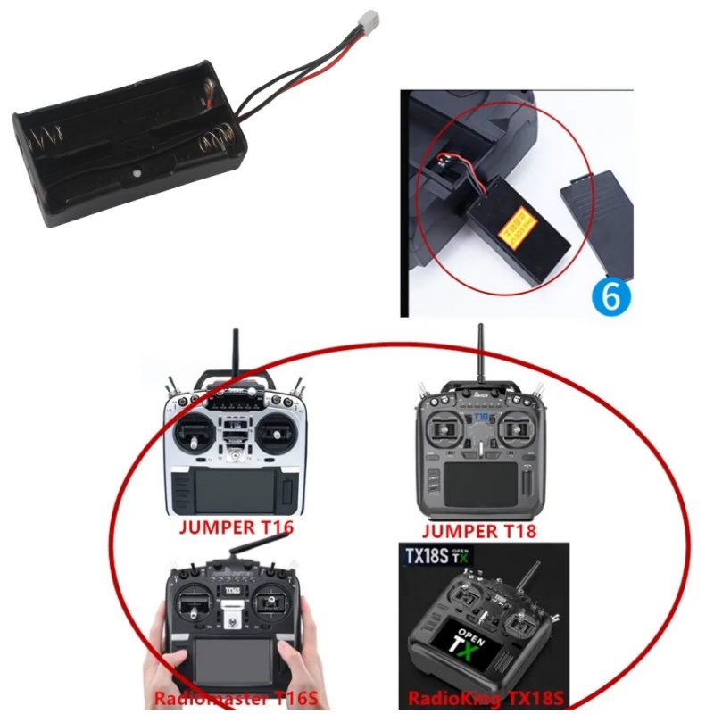 Caixa de bateria RadioMaster T - Rc Helicopter Case avaliação e preço