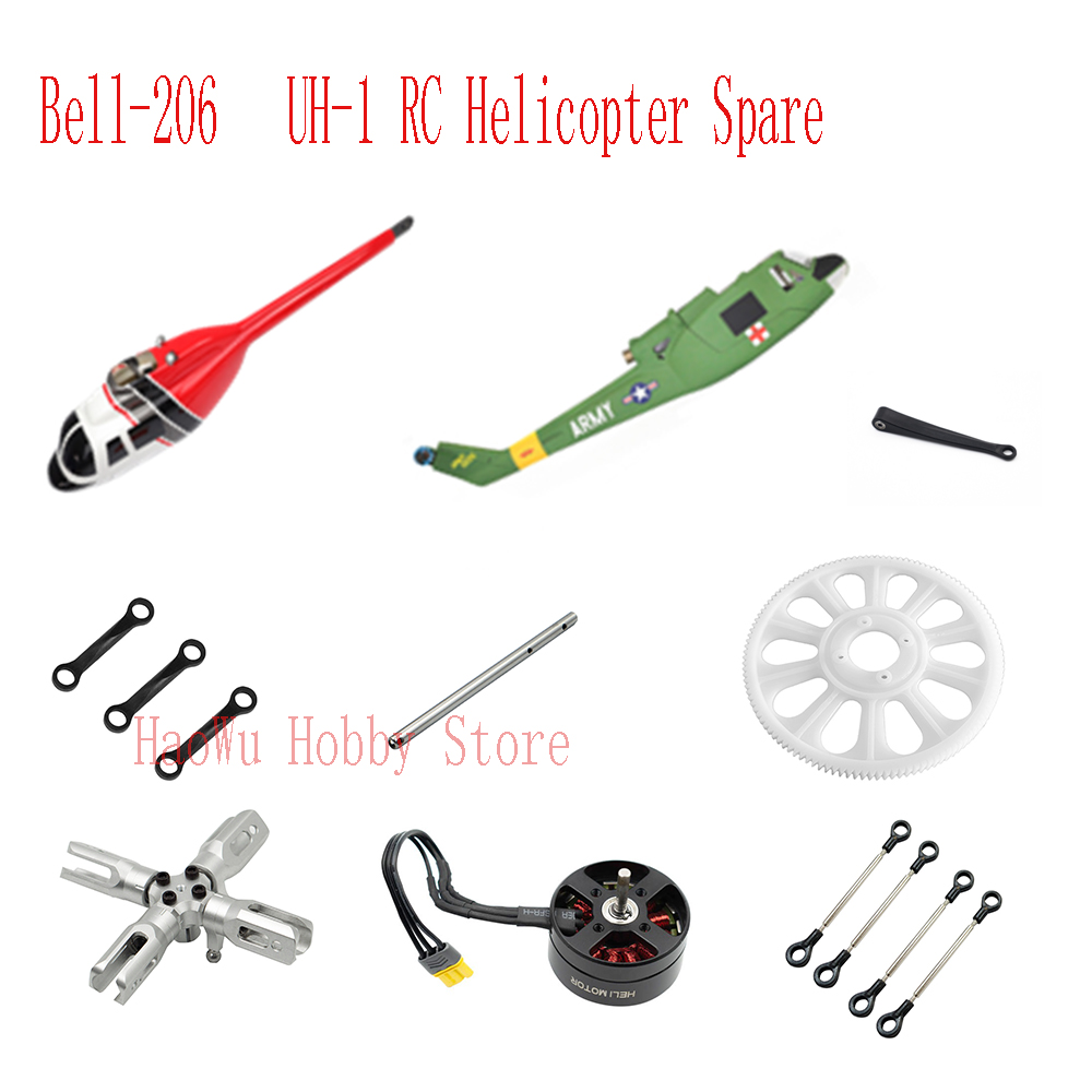 Flywing bell206 UH1 Bell-206 U - Rc Helicopter Coaxial avaliação e preço