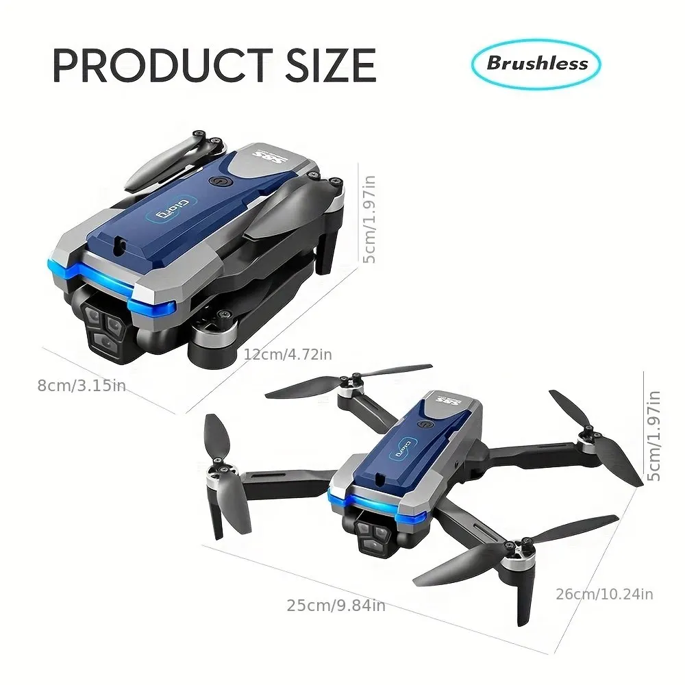 Dobrável RC S8S GPS Drone, 5G  - Rc Helicopter Case avaliação e preço